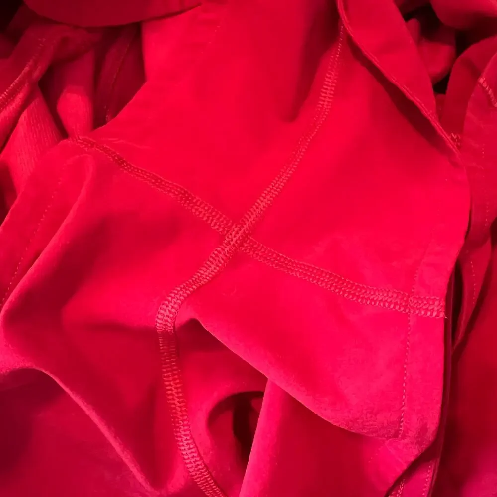Lululemon Speed Up Shorts High-Rise Lined 2.5" Dark Red Women's Size 14 Running - Picture 5 of 10